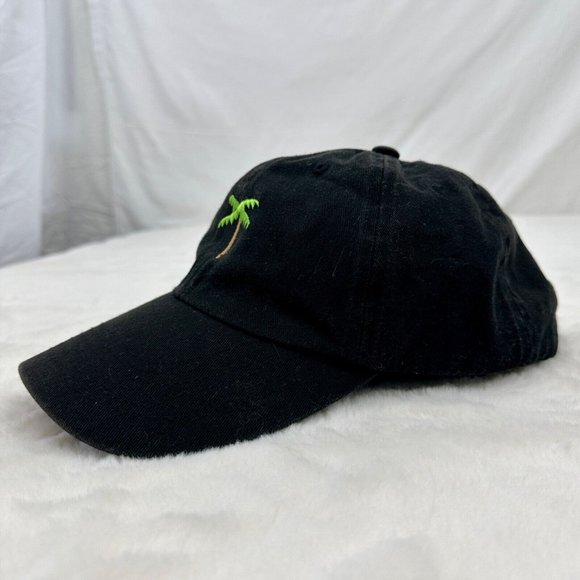 TopCulture Palm Tree Adjustable Cap Hat Adult Unisex Black - Picture 6 of 9